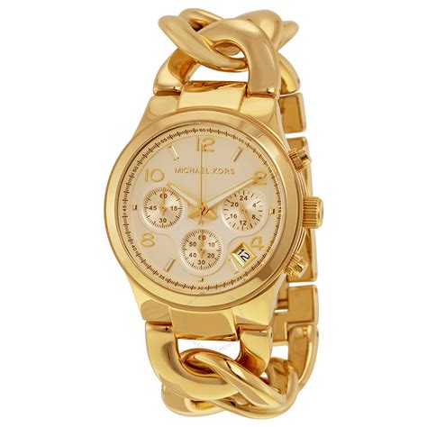 michael kors 3131 watch|Michael Kors Runway Twist Chronograph Gold.